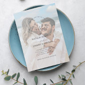 White Foto Overlay 2 verblichene Bilder Hochzeit Einladung