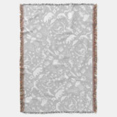 White Fox Gray Moon Clouds Bear Deer Lodge Boys Decke (Vorderseite Vertikal)