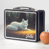 White Fox Metal Lunch Box (Beispiel)