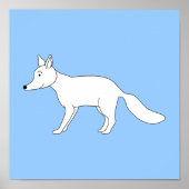 White Fox. Poster (Vorne)