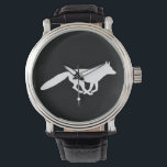 White Fox Silhouette | Wildtiere Armbanduhr<br><div class="desc">Diese Armbanduhr für die Silhouette ist in verschiedenen Stilen für Damen,  Herren und Kinder erhältlich. Ein cooles Mode-Accessoire,  das ein tolles Geschenk für Naturliebhaber ist. Besuchen Sie Jenn’s Doodle World für viele weitere stilvolle Uhren für Tierfreunde.</div>