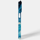 White Fox Slumbering in Floral Case-Mate iPhone Hülle (Rückseite / Rechts)