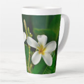 White Frangipani Milchtasse (Rechte Ecke)