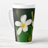White Frangipani Milchtasse (Linke Ecke)
