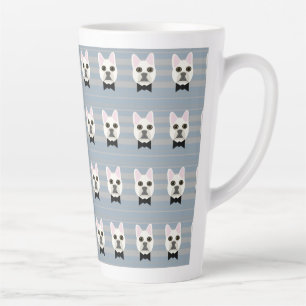 White French Bulldog, Streifen Milchtasse