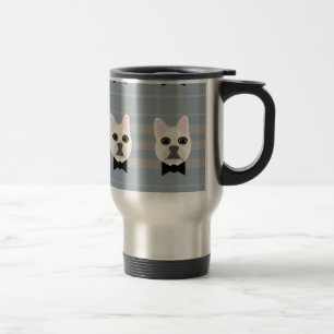White French Bulldog, Streifen Reisebecher