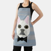 White French Bulldog, Streifen Schürze (InSitu)