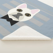 White French Bulldog, Streifen Sherpadecke (3/4)