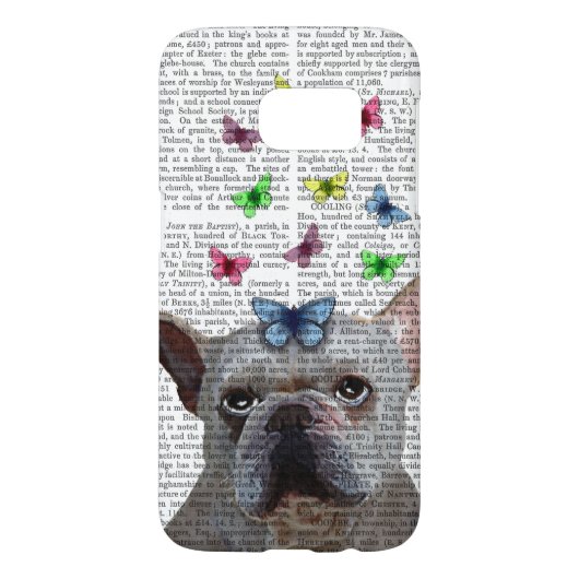 White French Bulldog und Butterfliegen Case-Mate Samsung Galaxy Hülle (Rückseite)