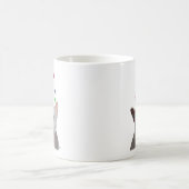 White French Bulldog und Butterfliegen Kaffeetasse (Mittel)