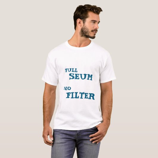 WHITE FRENCH FUNNY T-Shirt (Vorne ganz)