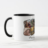 White Frory Christmas 10 Foto Collage Tasse (Links)