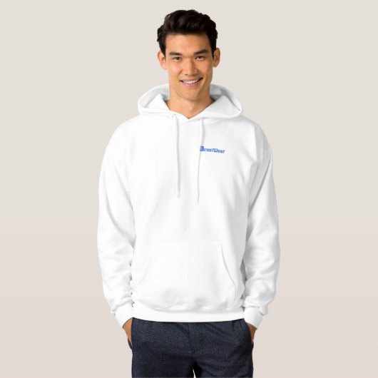 White FrostWear Hoodie (Vorne ganz)
