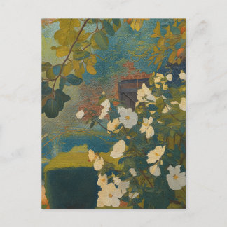 White Garden Postkarte