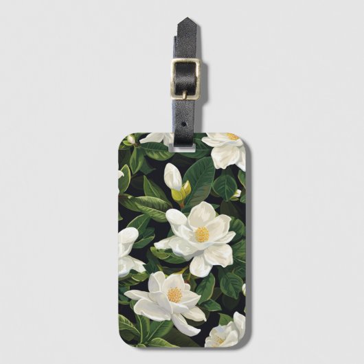 White Gardenia Gepäckanhänger (Vorderseite Vertikal)