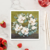 White Gardenia Napkins Serviette (Beispiel)