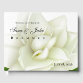 White Gardenia Wedding Gästebuch (Vorderseite)