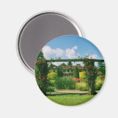 White Gardens of the Rose, St. Albaner, England fl Magnet (Vorderseite/Rückseite)
