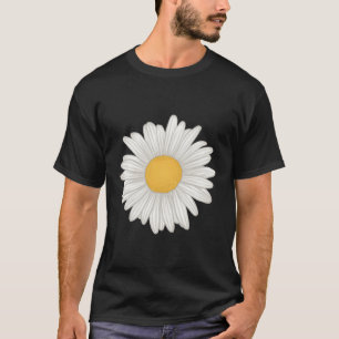 White Gerbera Daisy Blume T-Shirt
