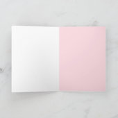 White German Shepherd Feiertagskarte (Innenseite)