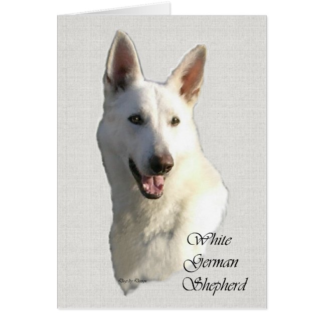 White German Shepherd Geschenke (Vorne)