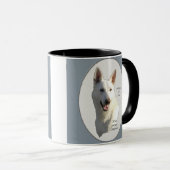White German Shepherd Geschenke Tasse (VorderseiteRechts)