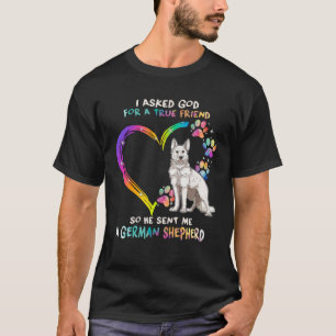 White German Shepherd ist meine beste Freundin Gef T-Shirt