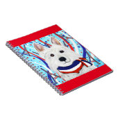 White German Shepherd Notizblock (Rechte Seite)