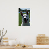 White German Shepherd Poster (Küche)