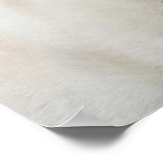 White German Shepherd Poster (Ecke)