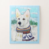 White German Shepherd Puzzle (Vertikal)