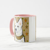 White German Shepherd Soldier Tasse (Vorderseite Links)