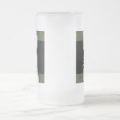 White German Shepherd St. Patty Mattglas Bierglas (Mittel)