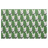 White German Shepherd Stoff (Fat Quarter (45,7 x 55,9 cm))
