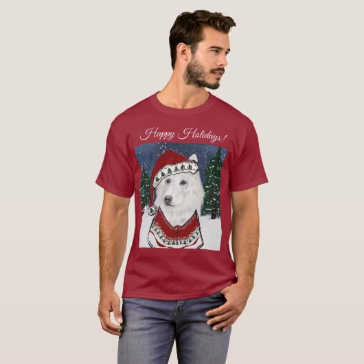 White German Shepherd T-Shirt (Vorne ganz)