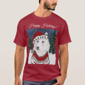 White German Shepherd T-Shirt (Vorderseite)