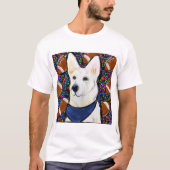 White German Shepherd T-Shirt (Vorderseite)