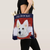 White German Shepherd Tasche (Von Nahem)