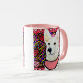 White German Shepherd Tasse (VorderseiteRechts)