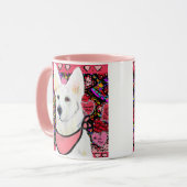 White German Shepherd Tasse (Vorderseite Links)