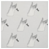 White Ghost Boo Stoff (Muster)