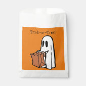 White Ghost mit Trick-oder-Leckerei-Taschen - Good Geschenktütchen (Vorderseite)