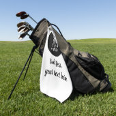 White Ghost Raptor Golfhandtuch (Gras)