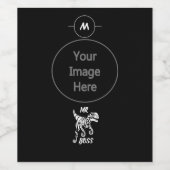 White Ghost Raptor Weinetikett (Einzelnes Label)