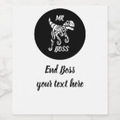 White Ghost Raptor Weinetikett (Einzelnes Label)