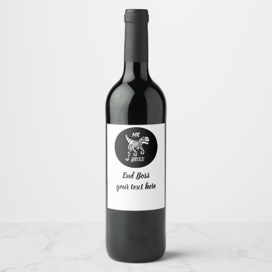 White Ghost Raptor Weinetikett (Vorderseite)