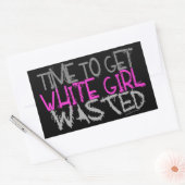 White Girl verschwendete Stickers (Umschlag)