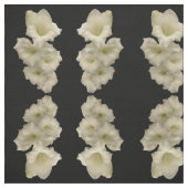 White Gladiola Abstrakt Pattern Stoff (Muster)