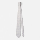 White Glitzer Funkelnd Neck Tie Krawatte (Vorderseite)