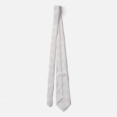 White Glitzer Funkelnd Neck Tie Krawatte (Rückseite)